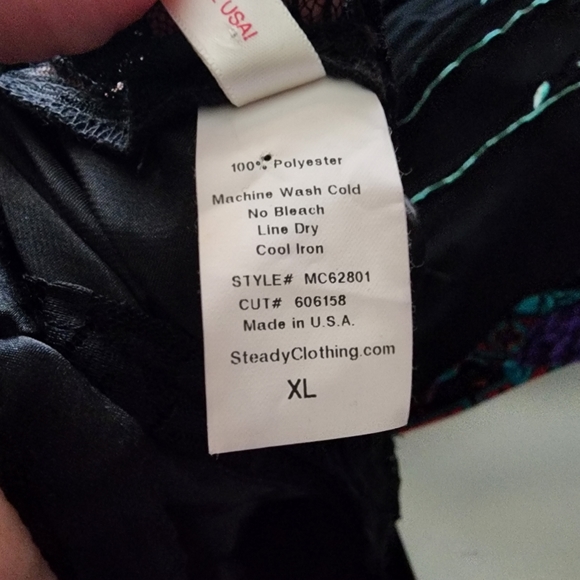 Vintage black slip nightie lace dress - Picture 2 of 11